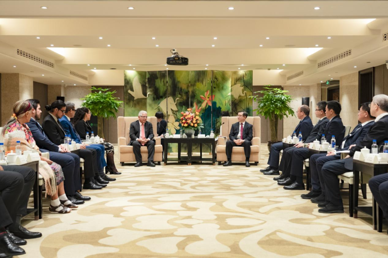 Delegation of the Political Parties of Mexico and Central America Visits Fujian